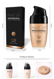 Professional Natural Base Liquid Foundation Moisturizer Oil-Control Waterproof Liquid Foundation