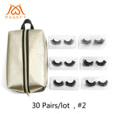 30/50 Pairs 3D Mink Eyelashes Lash Extension Natural Waterproof Make Up