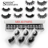 20/30/40/50/100 Pairs Wholesale Mink Eyelashes Natural Long handmade 3D Lashes