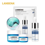 LANBENA Hyaluronic Acid Series Skin Care Moisturizing Facial Sheet Mask Eye Patches 5 Sets