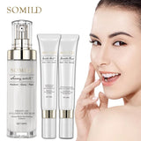 SOMILD Anti Aging Skin Care Set Whitening Emulsion Face Lift Lotion Dark Circle Wrinkle Removal