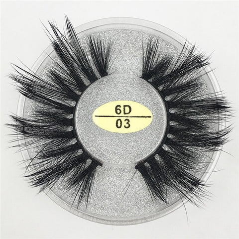 RED SIREN 10 Pairs 25mm Faux Mink Lashes 3D False Eyelashes