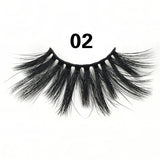 RED SIREN 10 Pairs 25mm Faux Mink Lashes 3D False Eyelashes