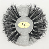 RED SIREN 10 Pairs 25mm Faux Mink Lashes 3D False Eyelashes