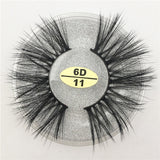 RED SIREN 10 Pairs 25mm Faux Mink Lashes 3D False Eyelashes