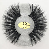 RED SIREN 10 Pairs 25mm Faux Mink Lashes 3D False Eyelashes