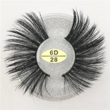 RED SIREN 10 Pairs 25mm Faux Mink Lashes 3D False Eyelashes