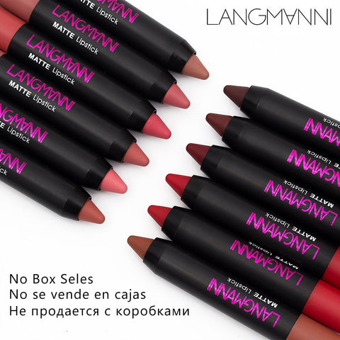 Matte Waterproof Long Lasting Lipstick Set Lip Gloss Velvet 12 PCS/lot