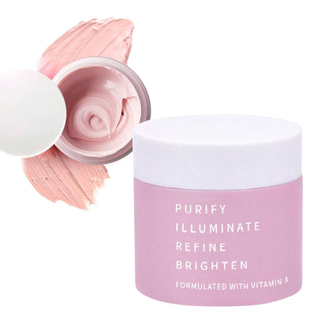 Facial Pink Clay Mask Nourishing Anti-Wrinkle Pore Cleansing Peeling Acne Treatment