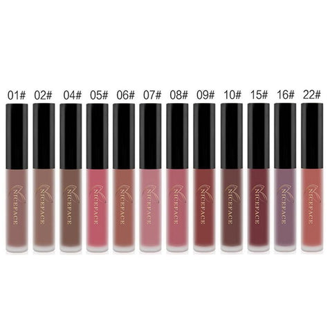 12 Color Set Lasting Hydra Matte Liquid Waterproof Lip Gloss Moisturizer