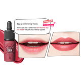 PERIPERA Peri's Ink The Velvet 15 Color Liquid Lipstick Moisturizing Smooth Long Lasting Lip Gloss