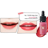 PERIPERA Peri's Ink The Velvet 15 Color Liquid Lipstick Moisturizing Smooth Long Lasting Lip Gloss