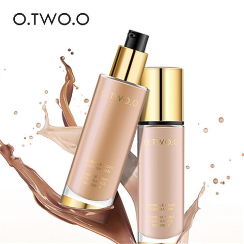 O.TWO.O Liquid Foundation Invisible Full Coverage Make Up Moisturizing Waterproof Makeup