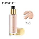 O.TWO.O Liquid Foundation Invisible Full Coverage Make Up Moisturizing Waterproof Makeup