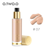 O.TWO.O Liquid Foundation Invisible Full Coverage Make Up Moisturizing Waterproof Makeup