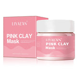 Mud Mask Pink Clay Mask Nourishing Whitening Anti-wrinkle Pore Cleaner Skin Care Masks