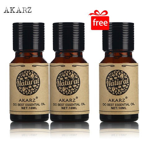 Buy 2 Get 1 AKARZ Set Rose Essential Oil Aromatherapy SPA Massage Oil