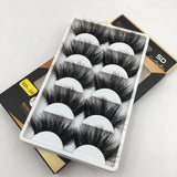 5 Pairs Mix Fluffy 25mm Mink Eyelashes Dramatic Long Natural Handmade 3D Eyelashes