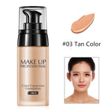 Professional Natural Base Liquid Foundation Moisturizer Oil-Control Waterproof Liquid Foundation