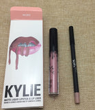 2020 new KYLIE Matte Lipstick+Lip Pencil Long Lasting Waterproof Liquid Lip Gloss