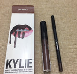 2020 new KYLIE Matte Lipstick+Lip Pencil Long Lasting Waterproof Liquid Lip Gloss