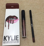 2020 new KYLIE Matte Lipstick+Lip Pencil Long Lasting Waterproof Liquid Lip Gloss