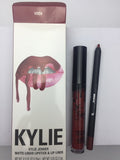 2020 new KYLIE Matte Lipstick+Lip Pencil Long Lasting Waterproof Liquid Lip Gloss